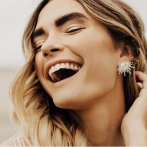 BHLDN Crystal Fan Earrings